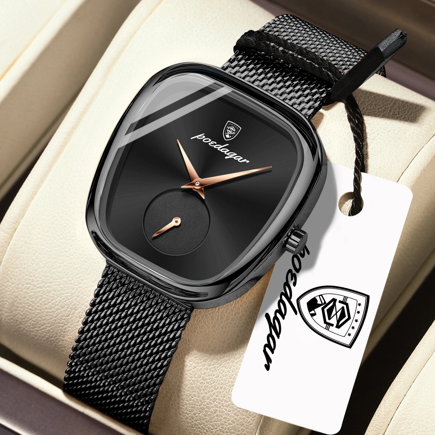 POEDAGAR Top Elegant Fashion Woman Wristwatch Waterproof Stainless Steel Ladies Watch Luxury Women's Quartz Watches Female Reloj