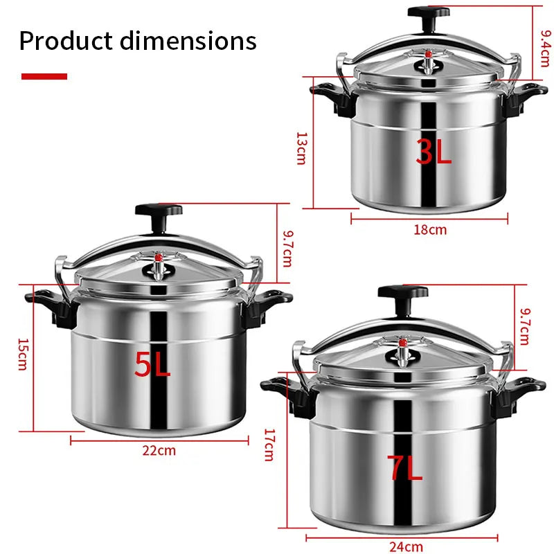 Professional Aluminum Pressure Cooker
