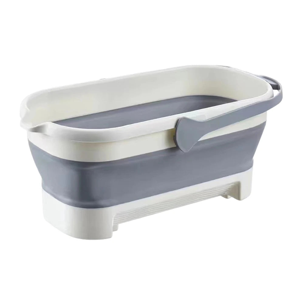 Portable Folding Collapsible Bucket With Handle