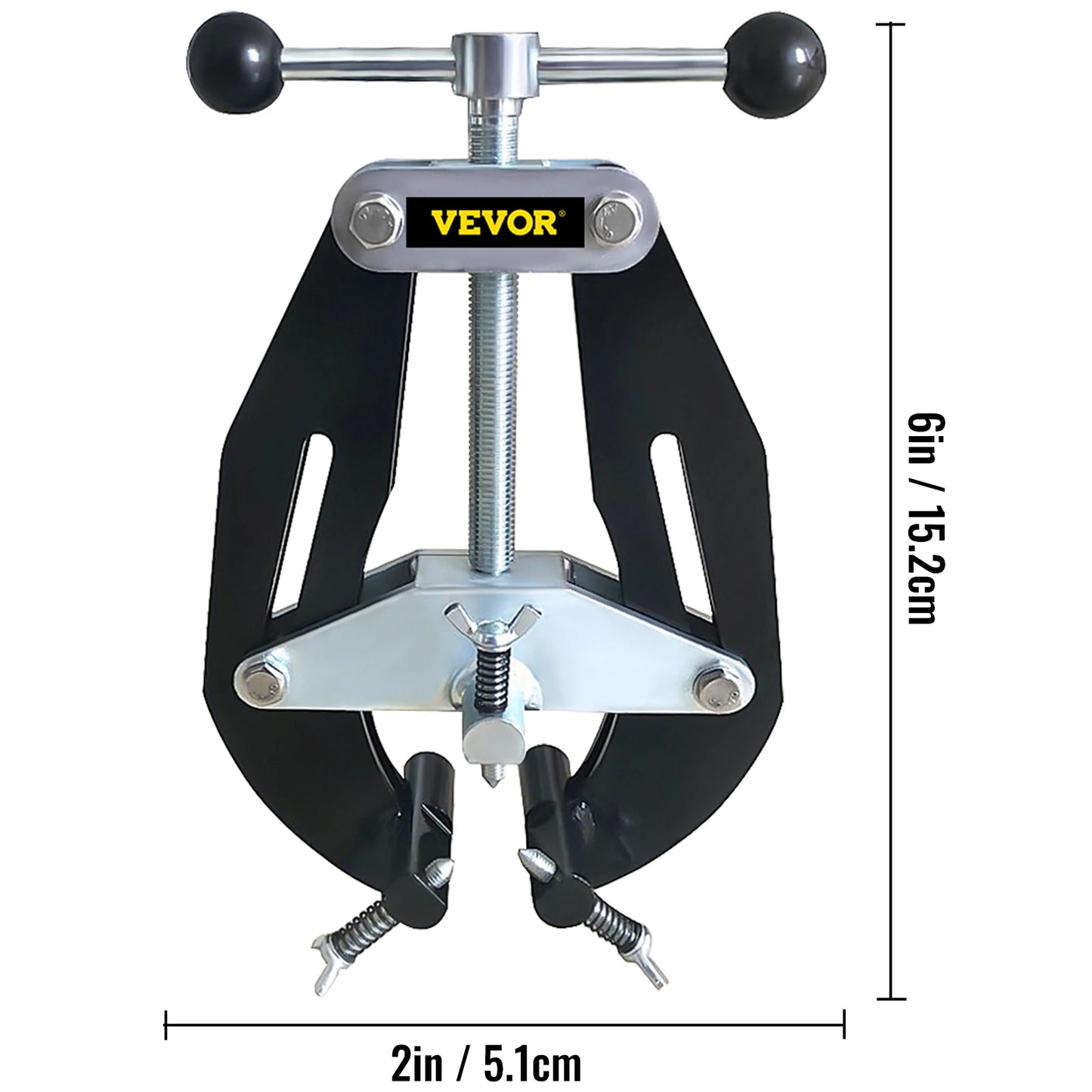 VEVOR Steel Pipe Clamp 2-6in 5-12in Adjustable Welding Alignment Clamp Tube to Flange Fittings Tee Versatile Ultra Fit Clamps