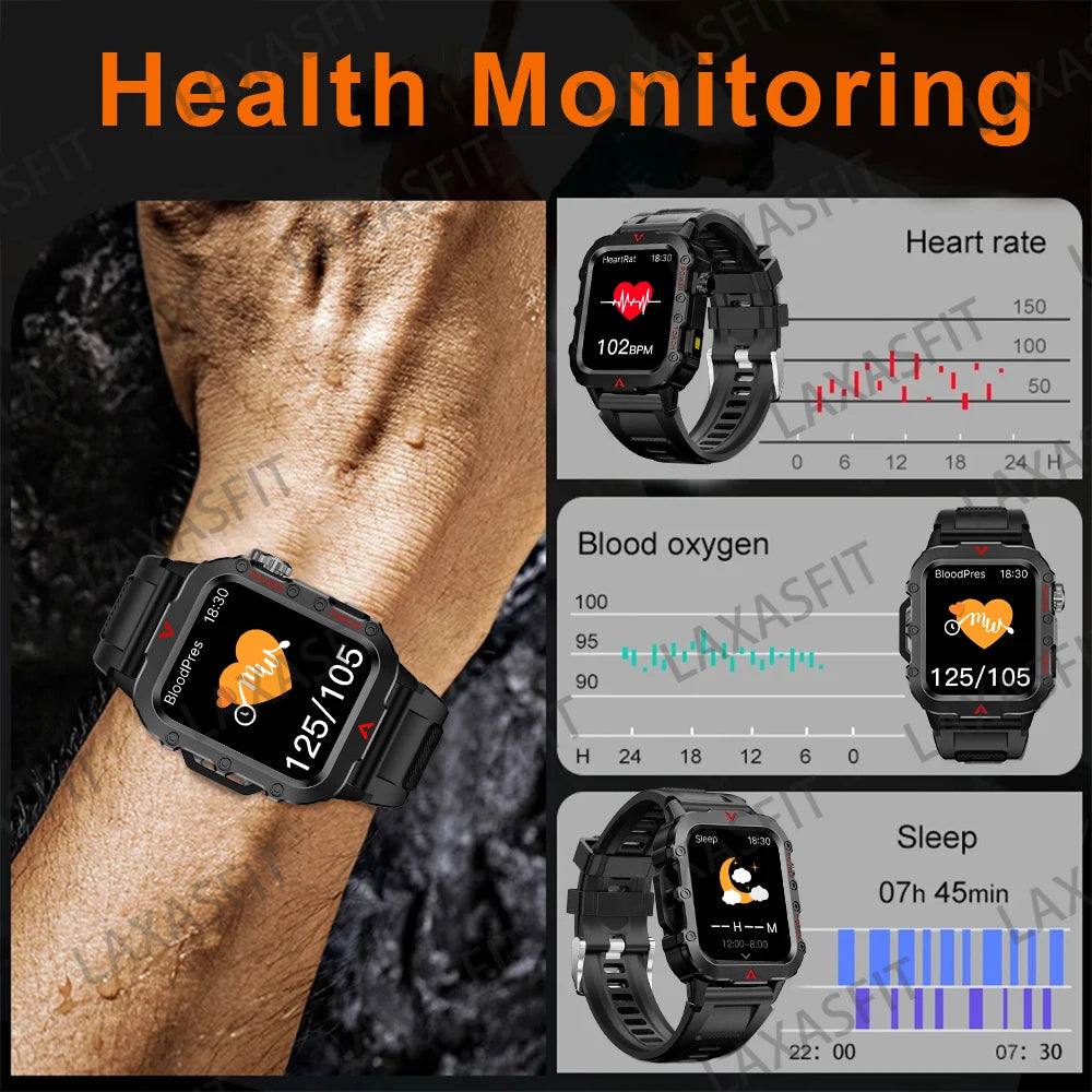 LAXASFIT LED Bluetooth Smart Watch