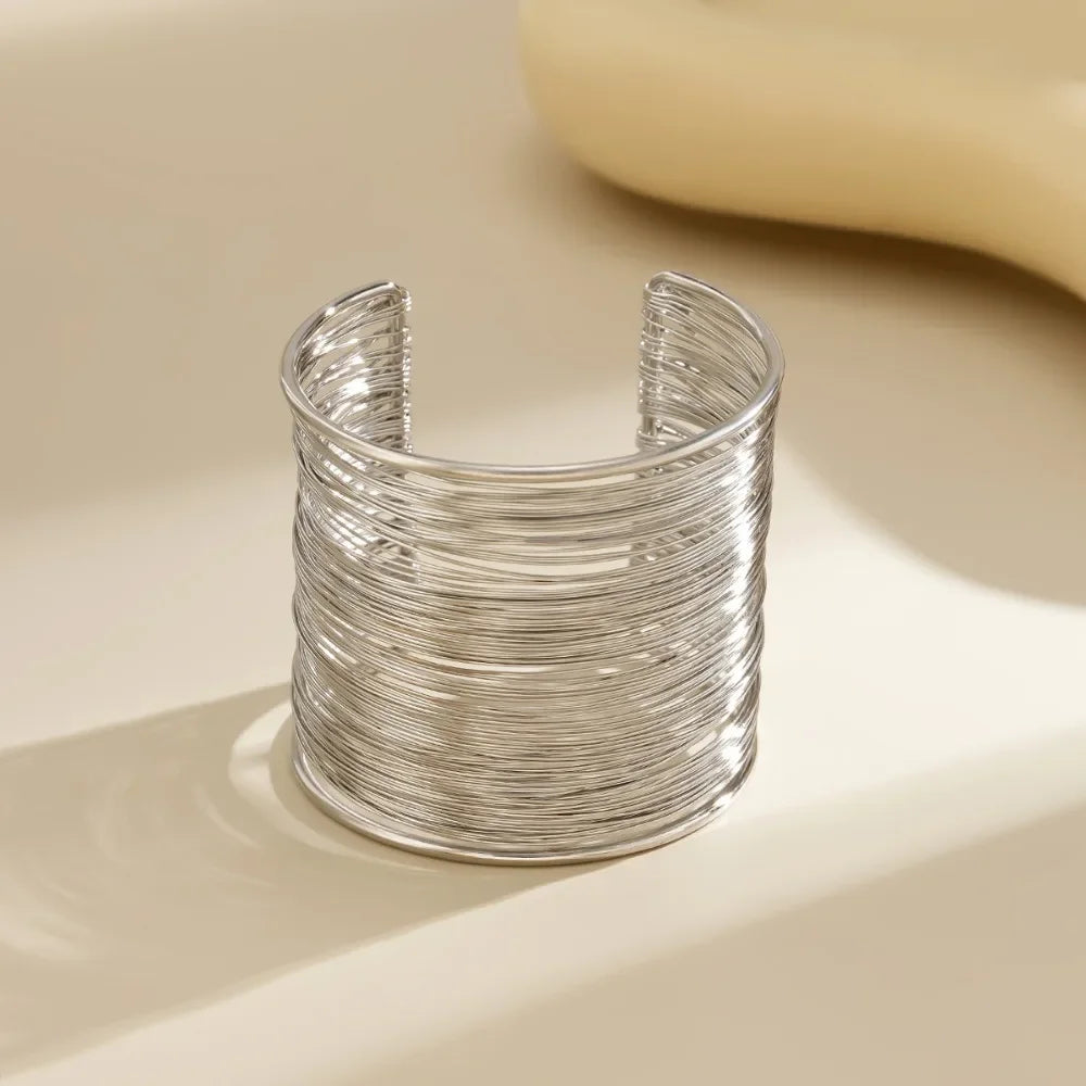 Hyperbolic Gold Plated Bangle