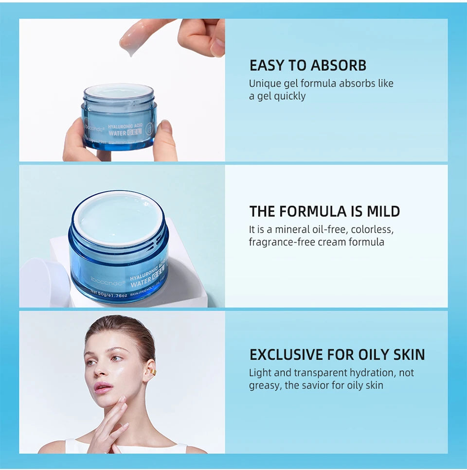 Hyaluronic Acid Gel Cream Hydrating Face Moisturiser