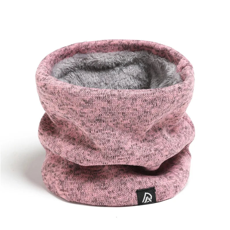 Unisex Solid Cashmere Ring Scarf