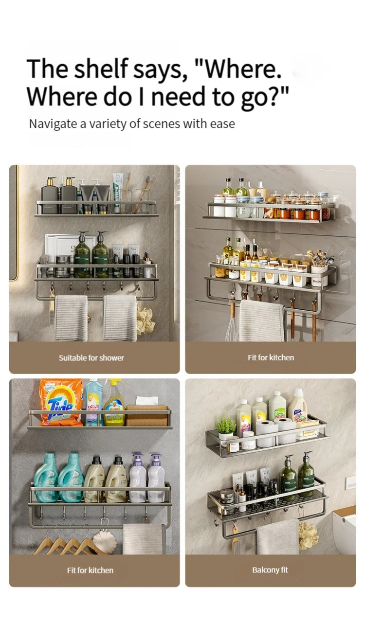 Bathroom Shelf Rack