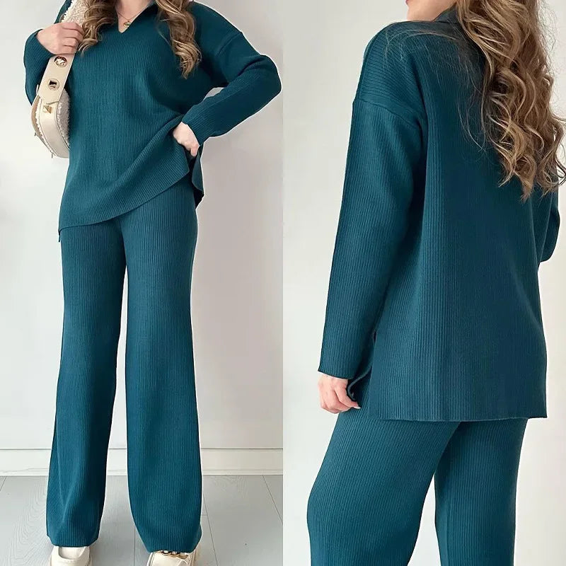 Two Piece Pant Knit Sweater