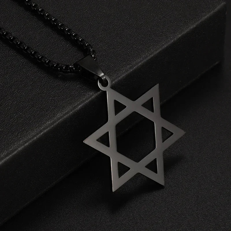 Titanium Steel Dumbbell Necklace