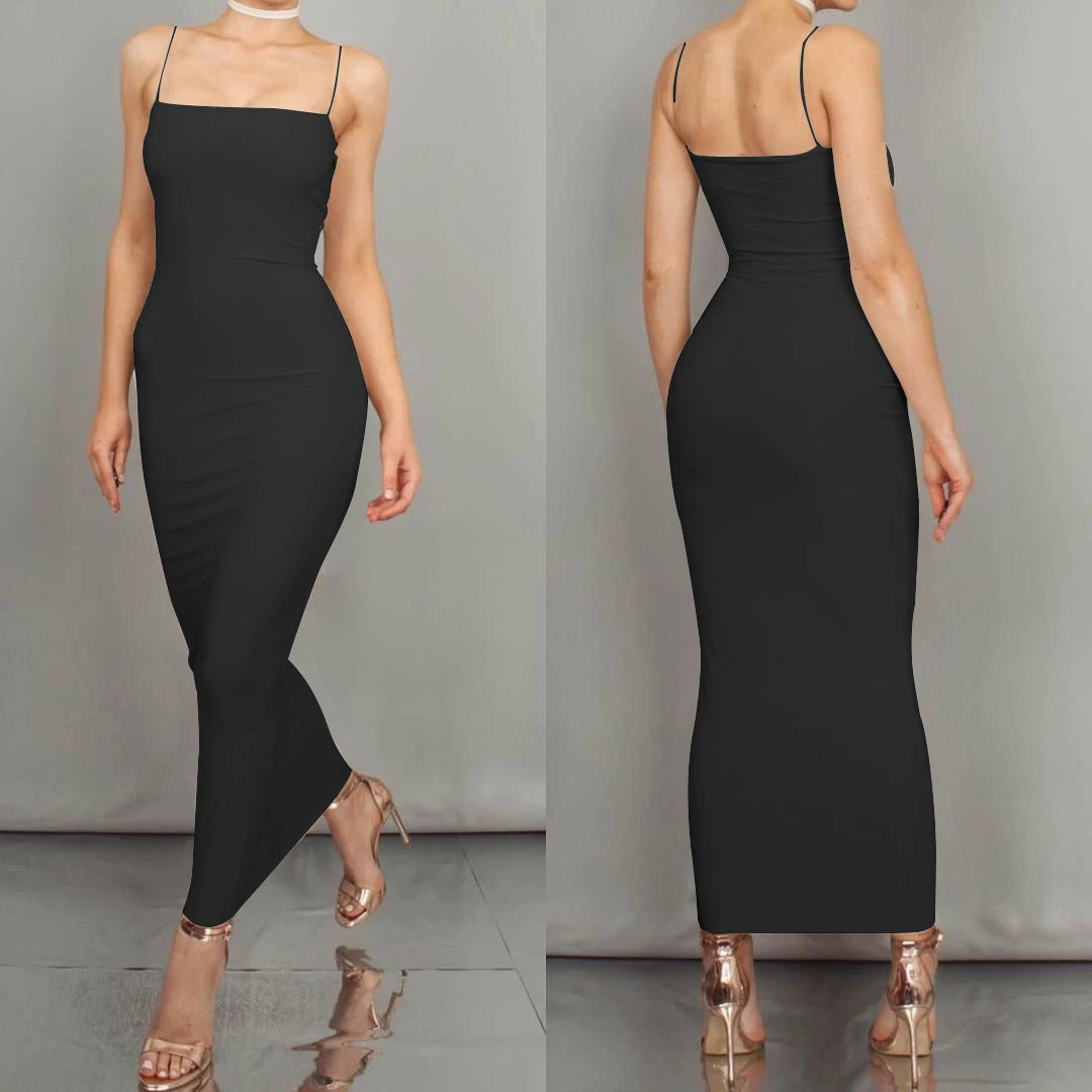 Women'Summer Long Sling Dress