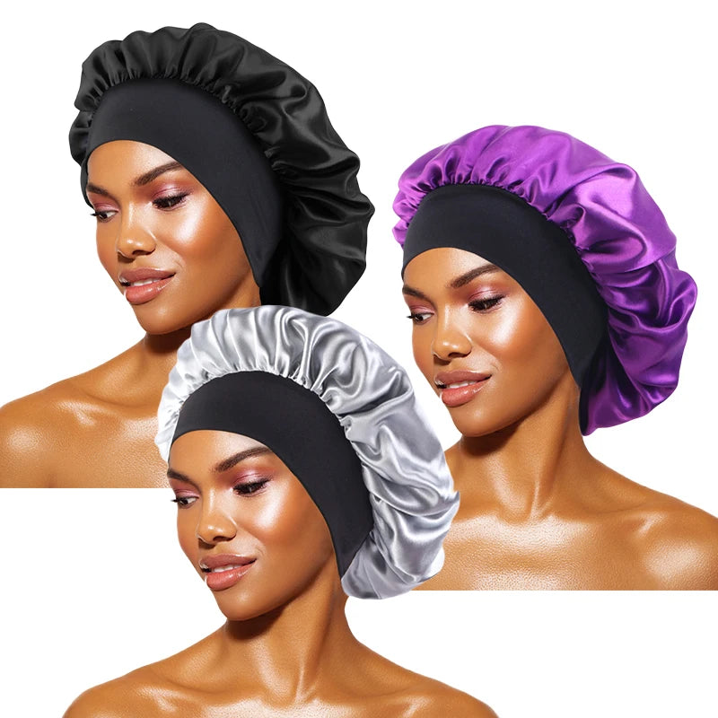 Satiin Elastic BandB Head Cap