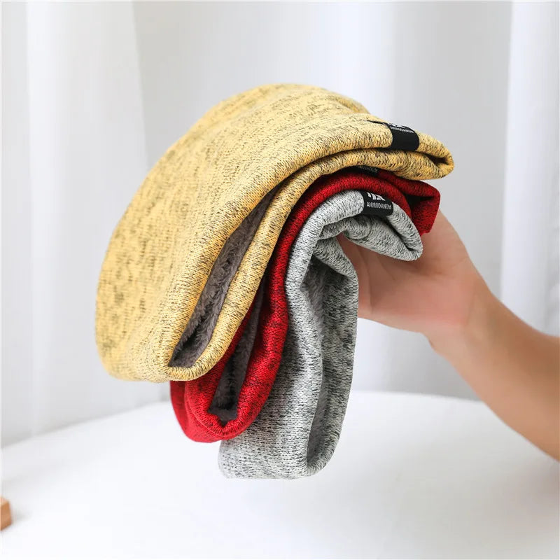 Unisex Solid Cashmere Ring Scarf