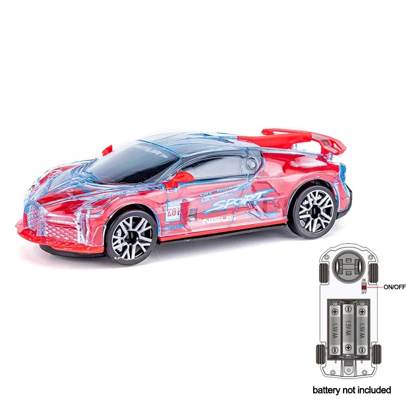 Children Toys Cars Cool Universal Wheel Toy Car with Sound Electric Inertial Toy Sports Car Glowing Toy Car Kids Boy Toys Gift
