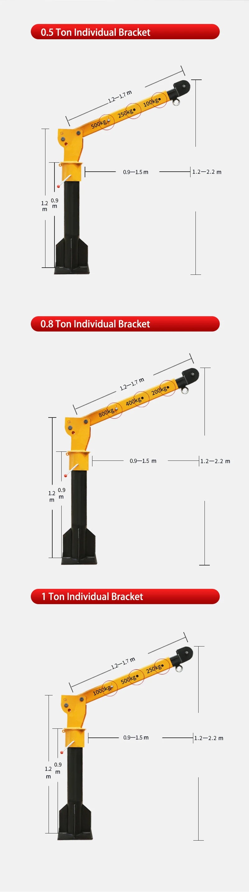Mobile 500kg 800kg 1000kg mini lift mini pickup hydraulic telescopic boom truck crane lifting