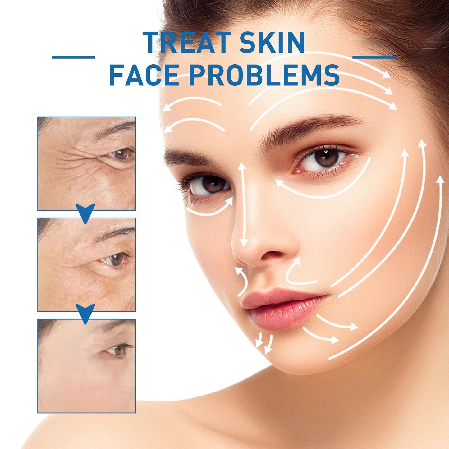 Hyaluronic Acid Face Serum Deep Moisturizing Facial Skin Care Serum Natural No Additive Facial Skin Care Products