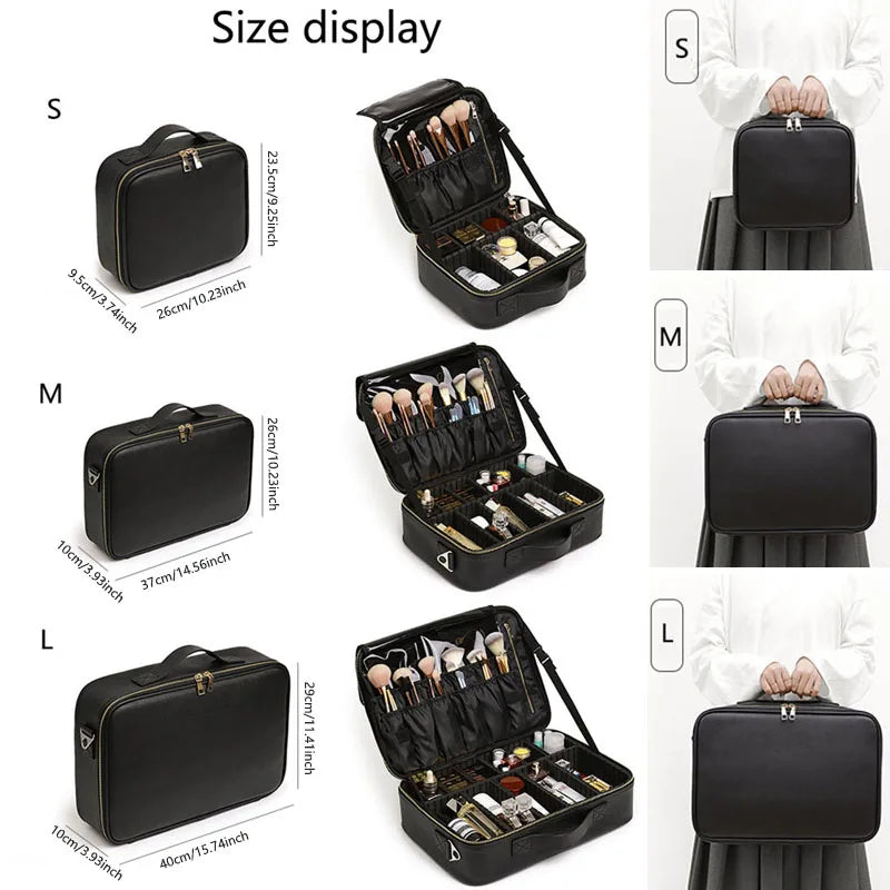 Professional Travel Makeup Cosmetic Bag