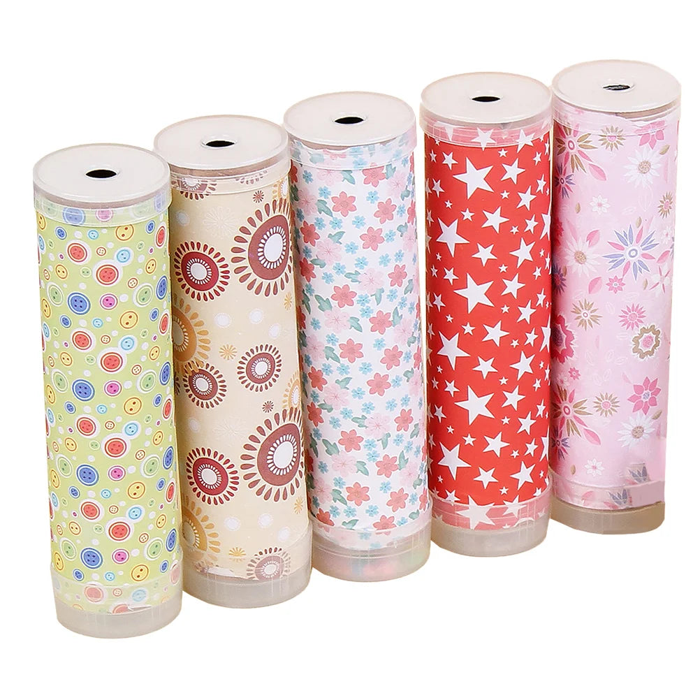 5 Sets Kids Diy Materials Handmade Kaleidoscope Kits Children Toys Educational Tools Craft Supplies Quality Learning
