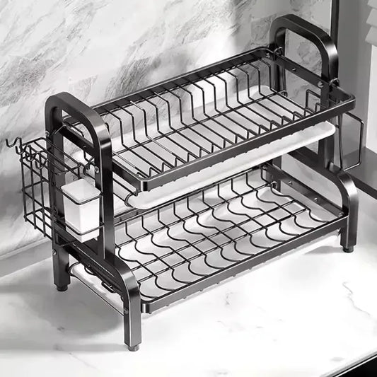Multifunctional Kitchen Shelf Dish Storage Rack Drain Dish Rack