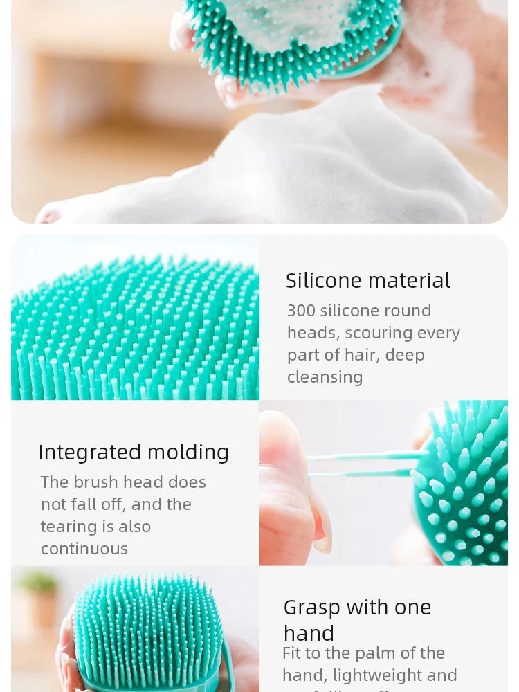 Pet Bathing Brush Soft Silicone Massager