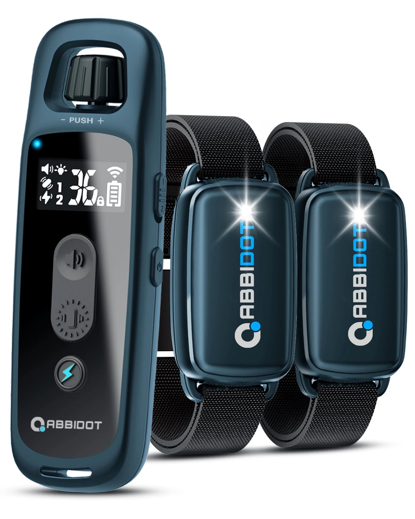 ABBIDOT T30 Dog Training Collar – 3300ft Remote Electric Training Strap for Large Dogs