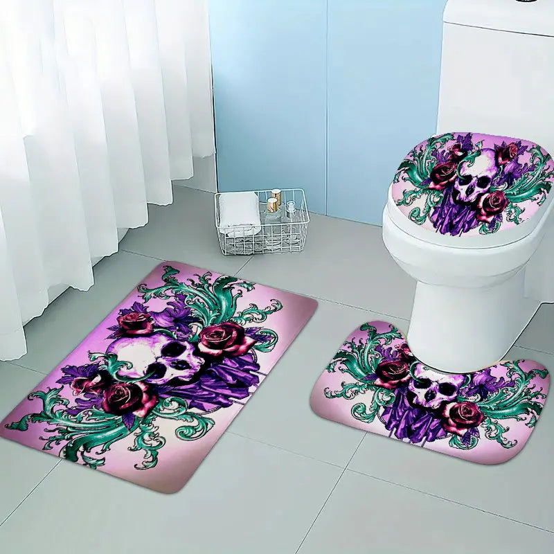 3pcs Halloween Bathroom Set
