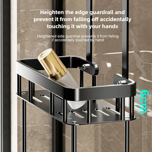 Bathroom Storage Rack Over The Door Shower Caddy Bathroom Hanging Shelf Double Layer Shower Shelf Bathroom Caddy Organiser