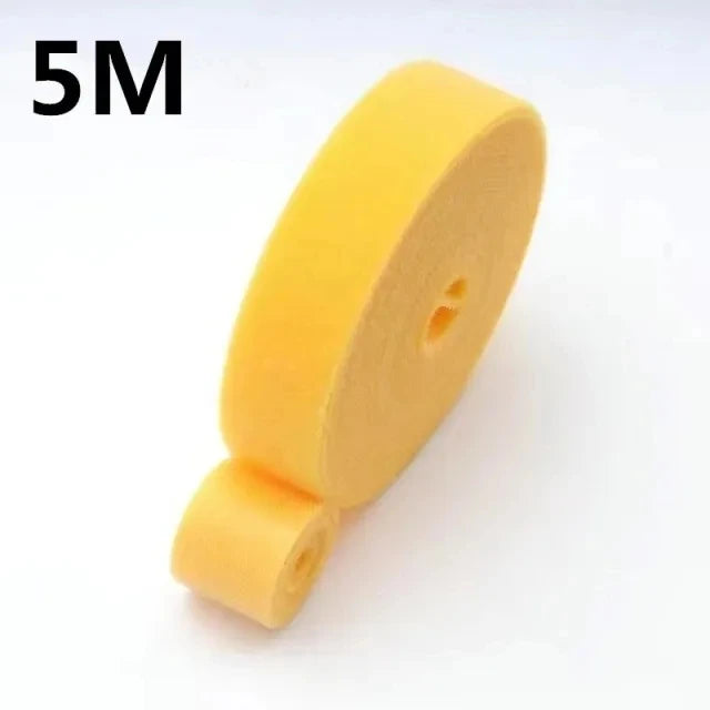 1/5M Cable Organizer Cable Management Wire Winder Tape