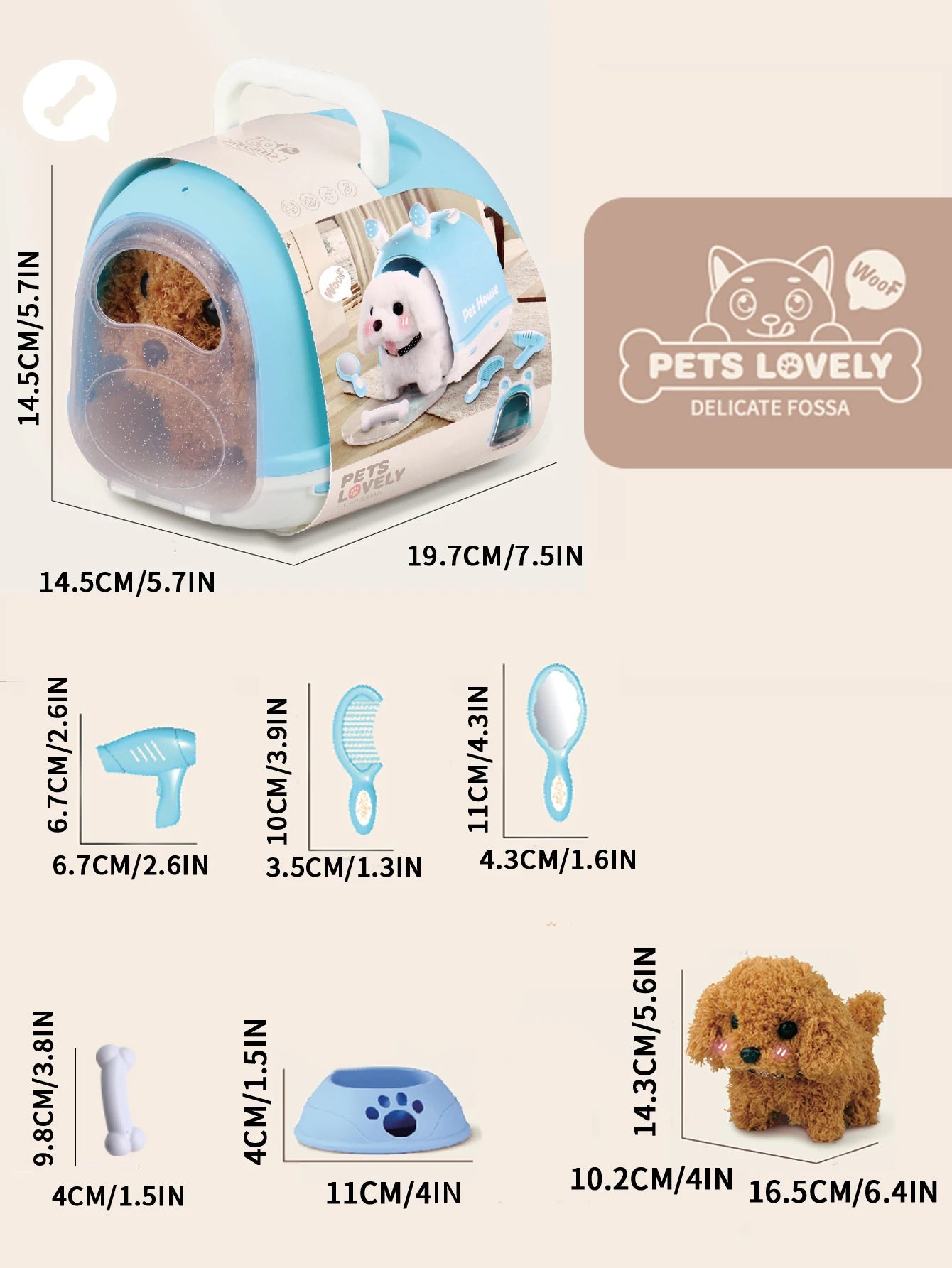 Plush Toy Puppy / Bunny Electronic Interactive Toys - Walking, Barking, Wagging Tail, Kids Toddler Companion Animals.