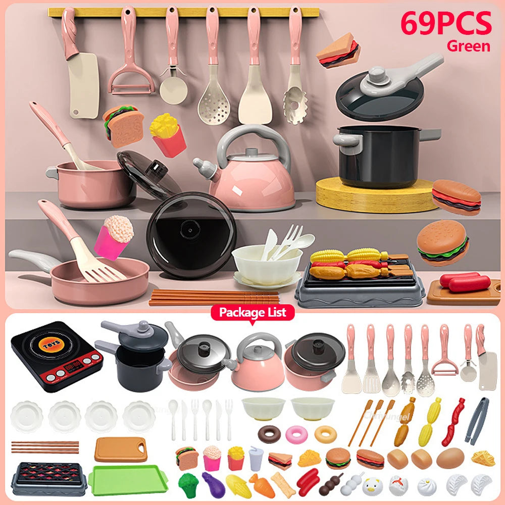 59pc Pretend Cooking Set