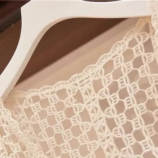 Casual Long Sleeve Lace Cardigan