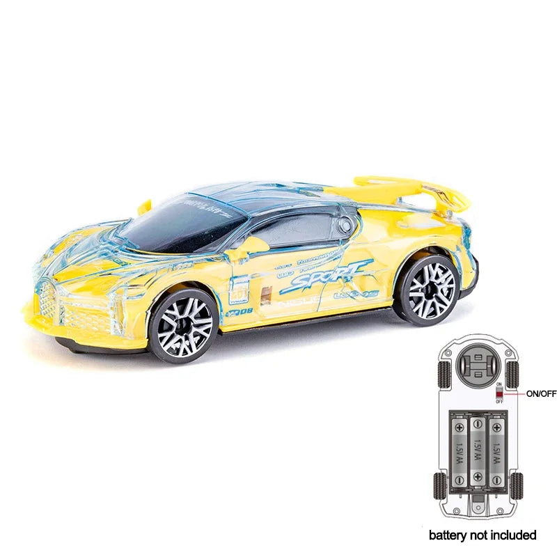 Children Toys Cars Cool Universal Wheel Toy Car with Sound Electric Inertial Toy Sports Car Glowing Toy Car Kids Boy Toys Gift