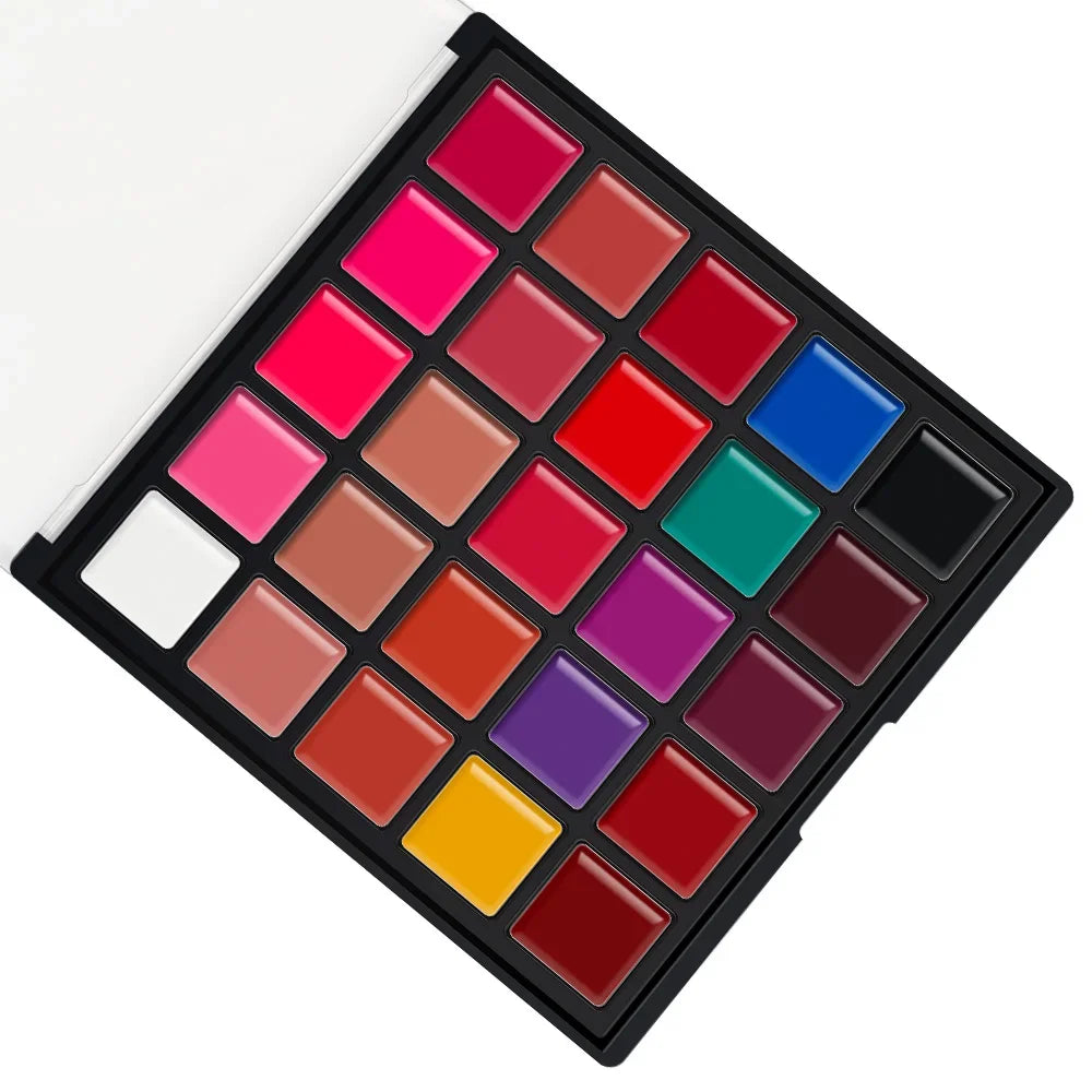 25 Color Lipsticks Palette