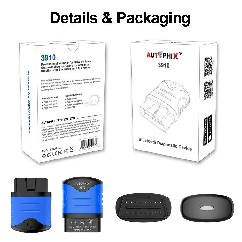 AUTOPHIX 3910 Bluetooth Scanner