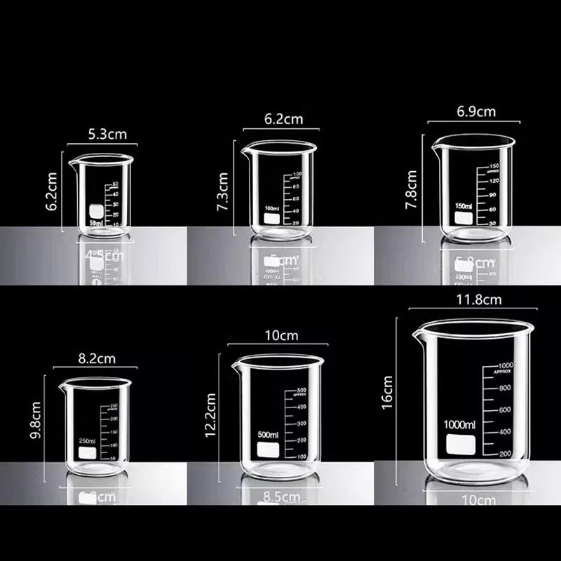 High Borosilicate Heat-resistant Glass Measuring Cup
