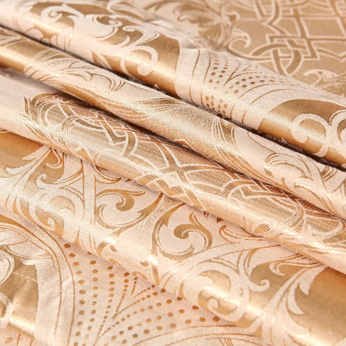 Floral Jacquard Satin Duvet Cover
