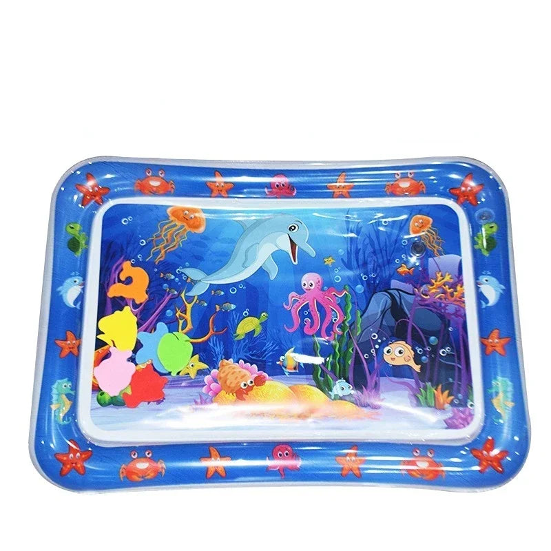 Large Baby Playing Water Mat Inflatable Water Cushion Baby Play Mat Inflatable Tummy Time Mat Early Education Water Cushion