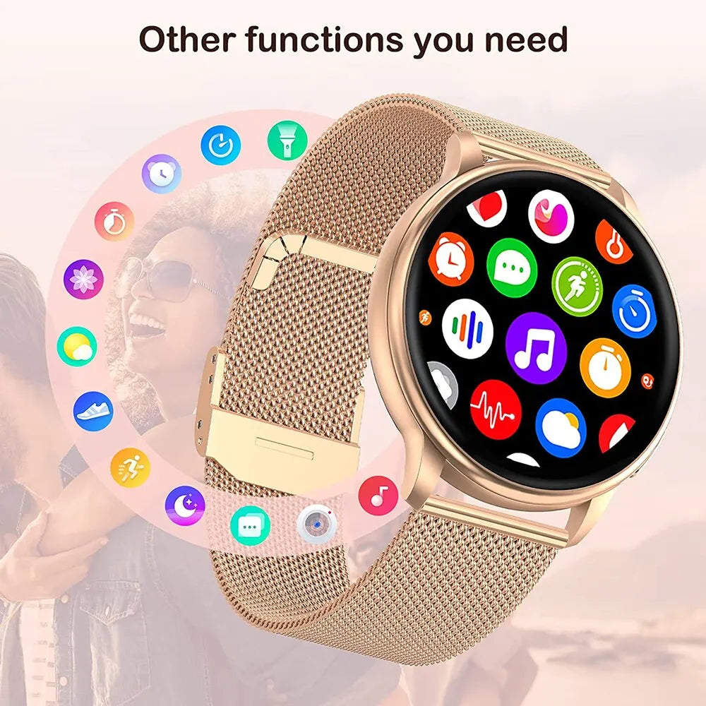 Womens Sport Fitness Bluetooth Call Smart Watch