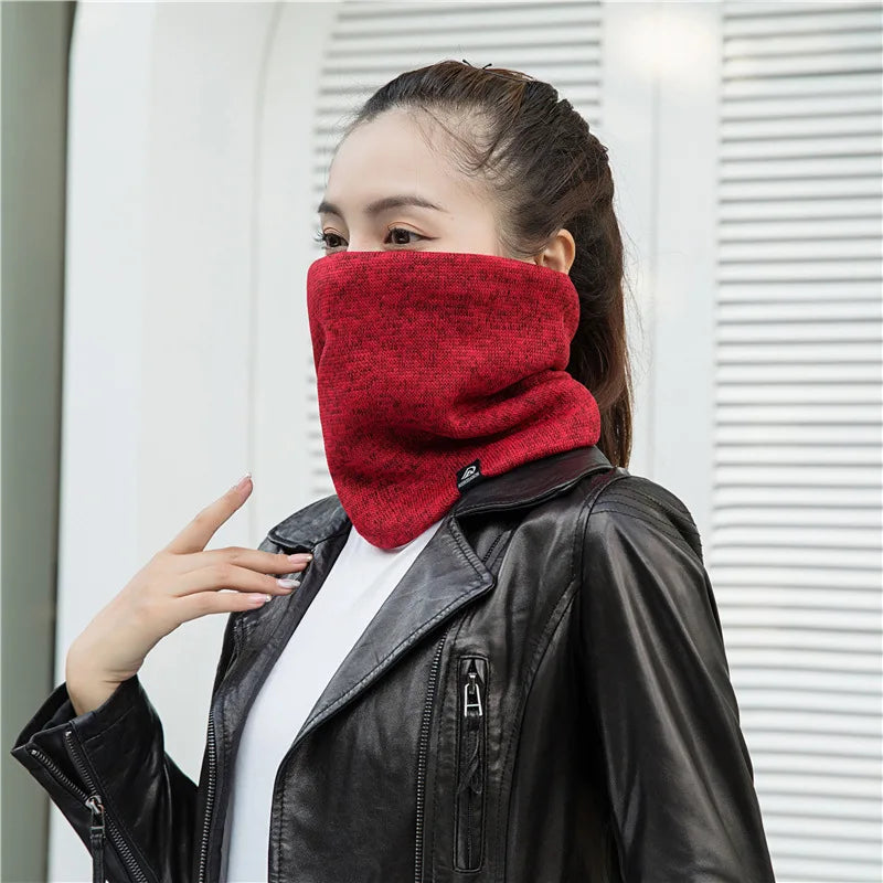 Unisex Solid Cashmere Ring Scarf