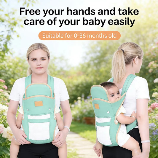 Baby Carrier Three-in-one Baby Carrier Ergonomic Kangaroo Infant Kid Sling Back Front Facing Backpack Wrap Baby Bag 0-36 Months