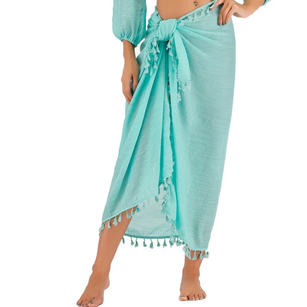 Women Sarongs Beach Wrap Bikini Cover Up Sun Protection
