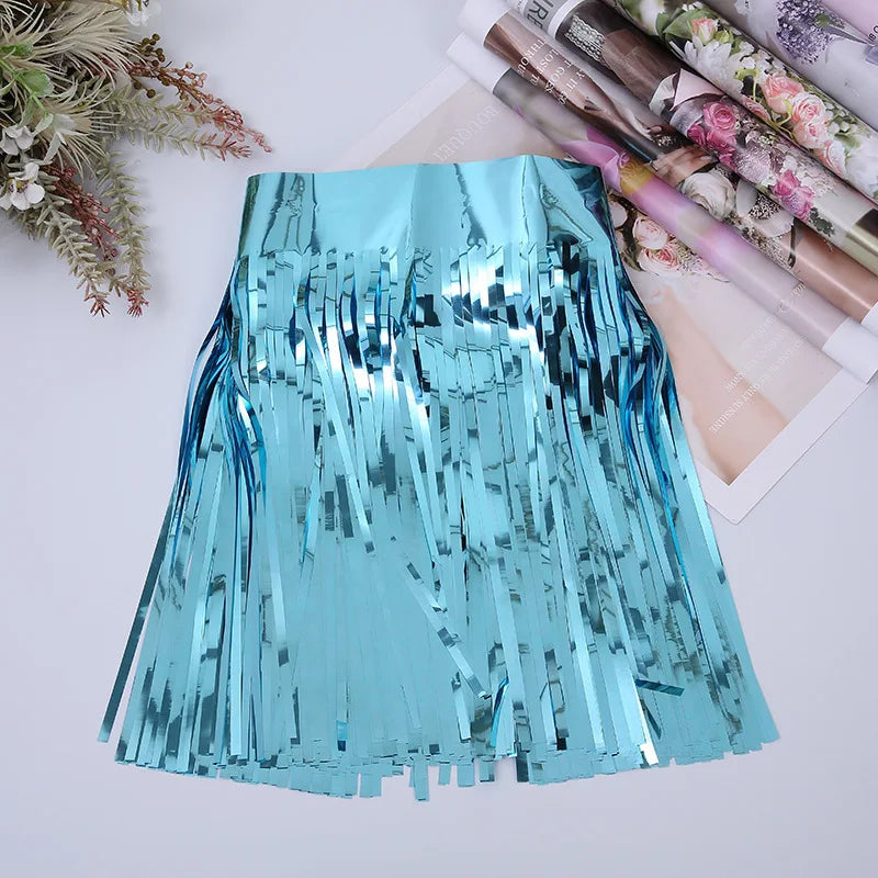 30x300CM Foil Fringe Garland – Streamer Curtain Banner for Wedding, Birthday, and Party Decorations