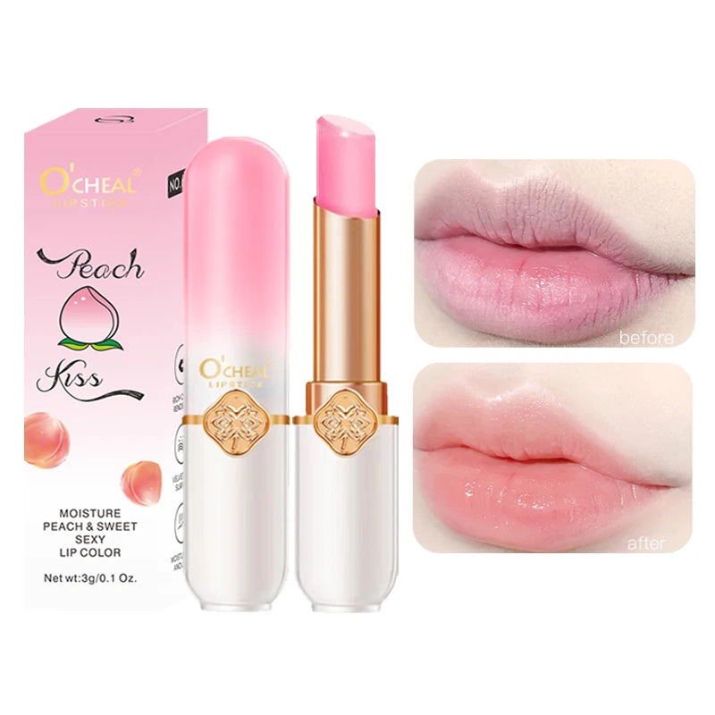 O'CHEAL Color Fruit Lipstick Peach Lip balm