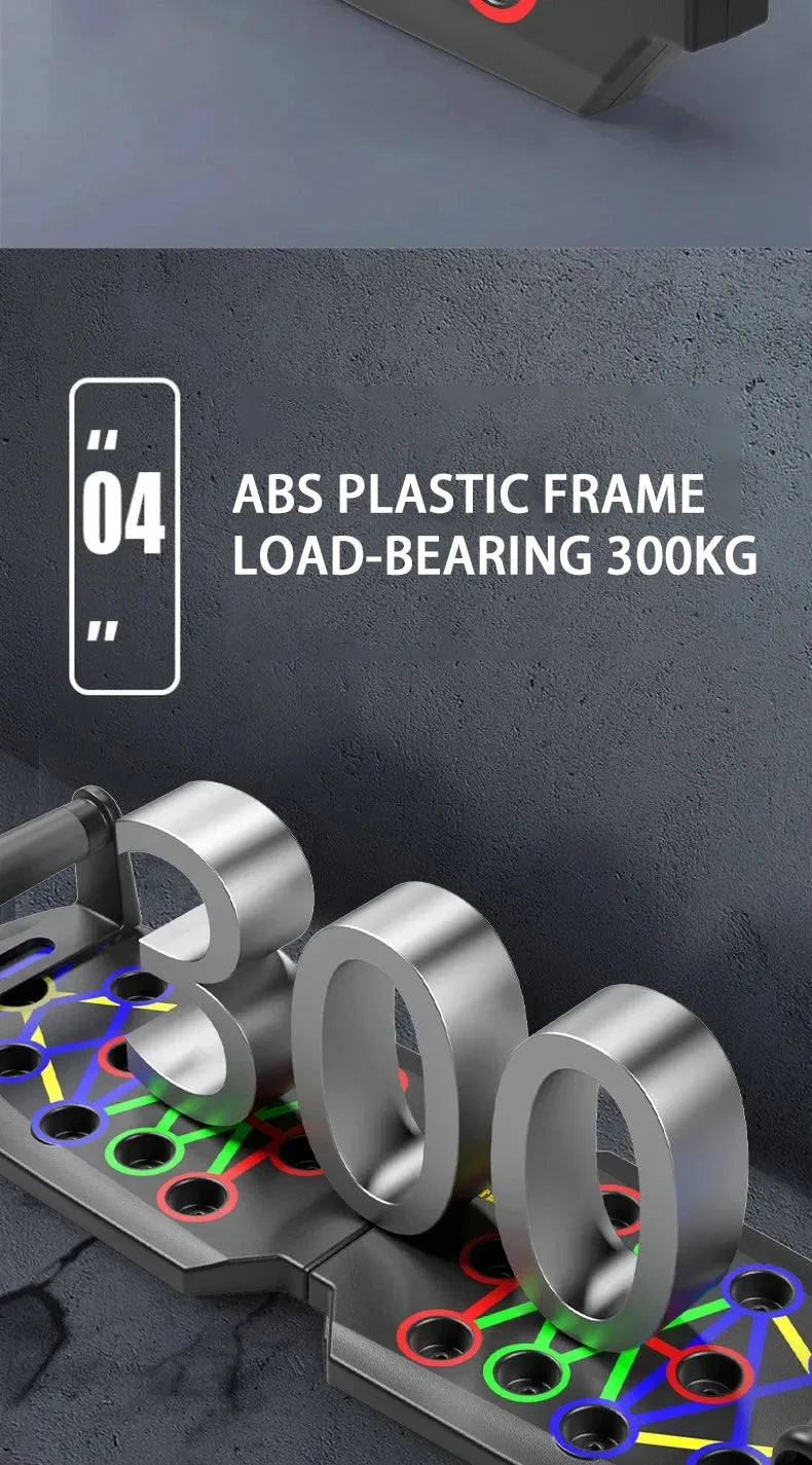 Portable Multifunctional Push-up Board Set With Handles