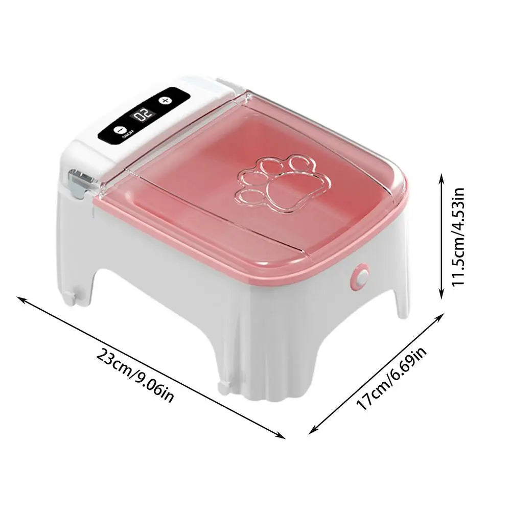 Smart Automatic Pet Feeder – Timed Sensor Dispenser for Cats and Dogs, Dry & Wet Food Slow Feeder Bowl