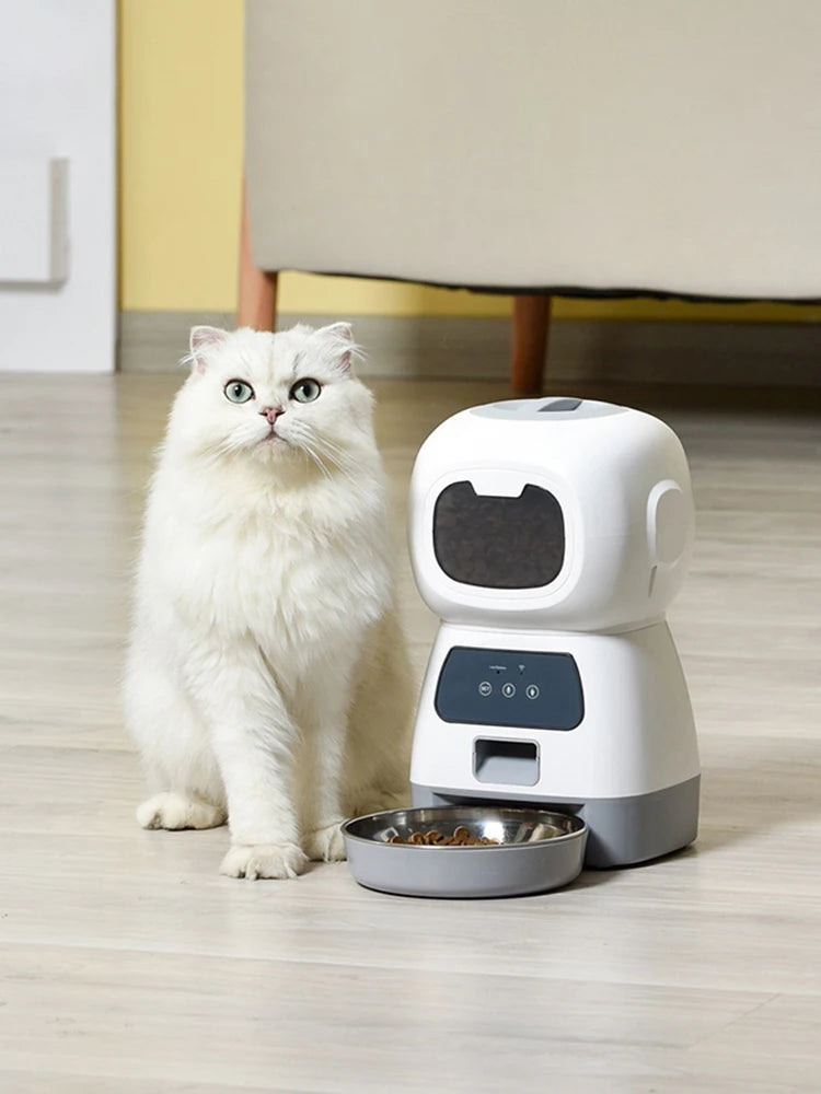 Intelligent Automatic Pet Feeder – Precise Cat & Dog Feeding Device