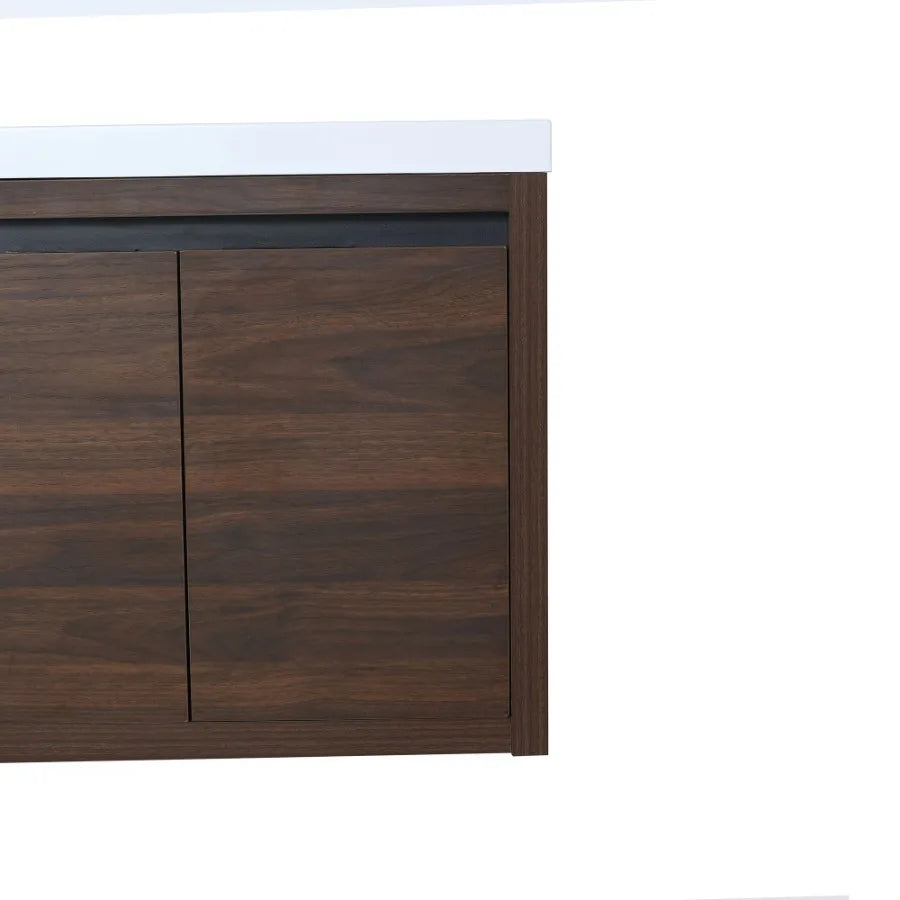 Bathroom Cabinet With Sink Soft Close Doors Float Mounting Design 24 Inch For Small Bathroom 24x18 KDPacking W128650530