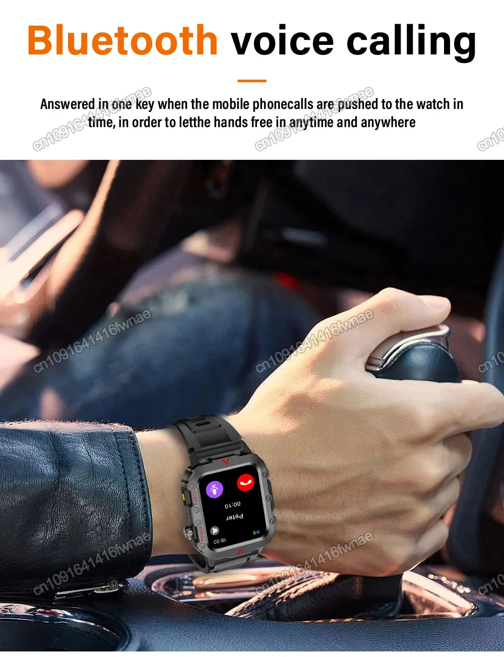 LED Flashlight Smart Watch