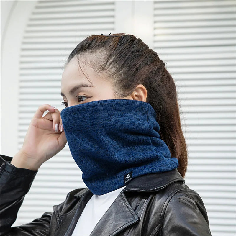 Unisex Solid Cashmere Ring Scarf