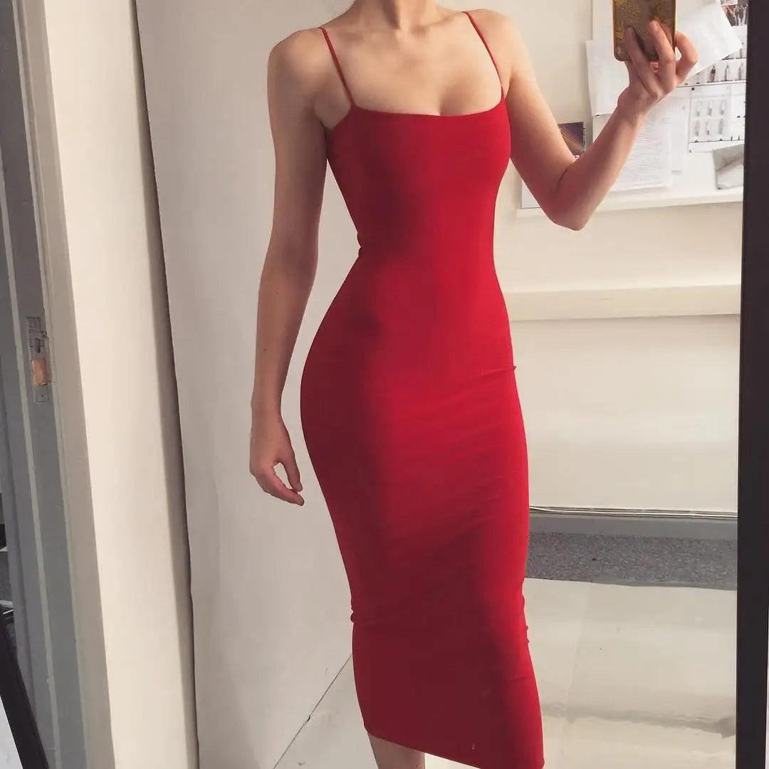 Women'Summer Long Sling Dress