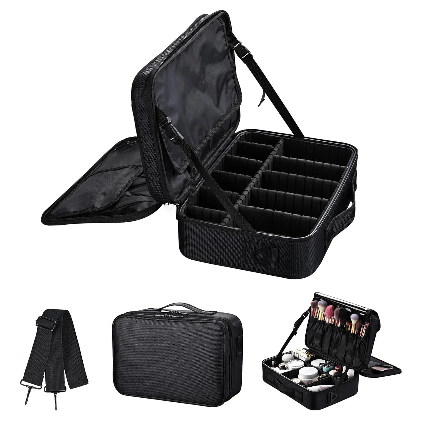 Large Capacity Travel Makeup Case