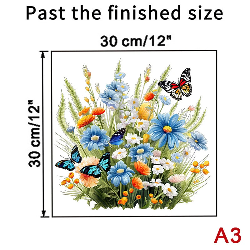 Butterfly Flower Waterproof Toilet Sticker Bathroom Toilet Seat Beautification Decorative Sticker Self-adhesive Decals