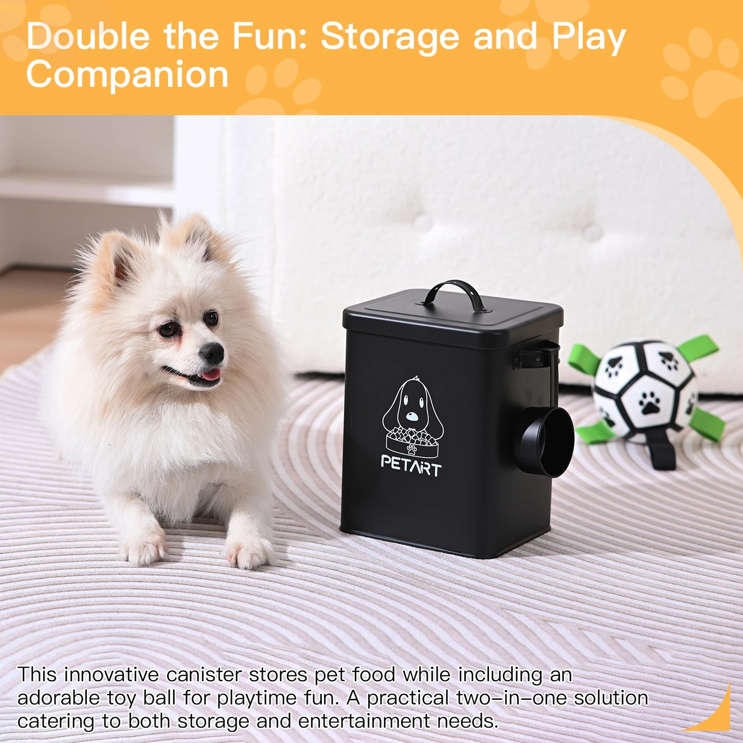 Large Capacity Pet Food Storage Container – Sealed, Moisture-Proof Bucket for Dogs & Cats